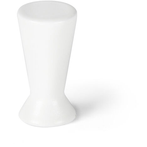 Pomo para Mueble  Estilo Contemporáneo  Fabricado en Latón  Acabado en Blanco Mate  Medidas 101019 mm  Sistema de Fijación Atornillado  Incluye Tornillos M4  1 Unidad