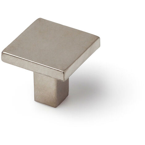 Pomo para Mueble  Estilo Contemporáneo  Fabricado en Zamak  Acabado en Cromo Mate  Medidas 303028 mm  Sistema de Fijación Atornillado  Incluye Tornillos M4  4 Unidades -