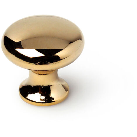 Pomo para Mueble  Estilo Contemporáneo  Fabricado en Zamak  Acabado en Oro  Medidas 252524 mm  Sistema de Fijación Atornillado  Incluye Tornillos M4  2 Unidades -