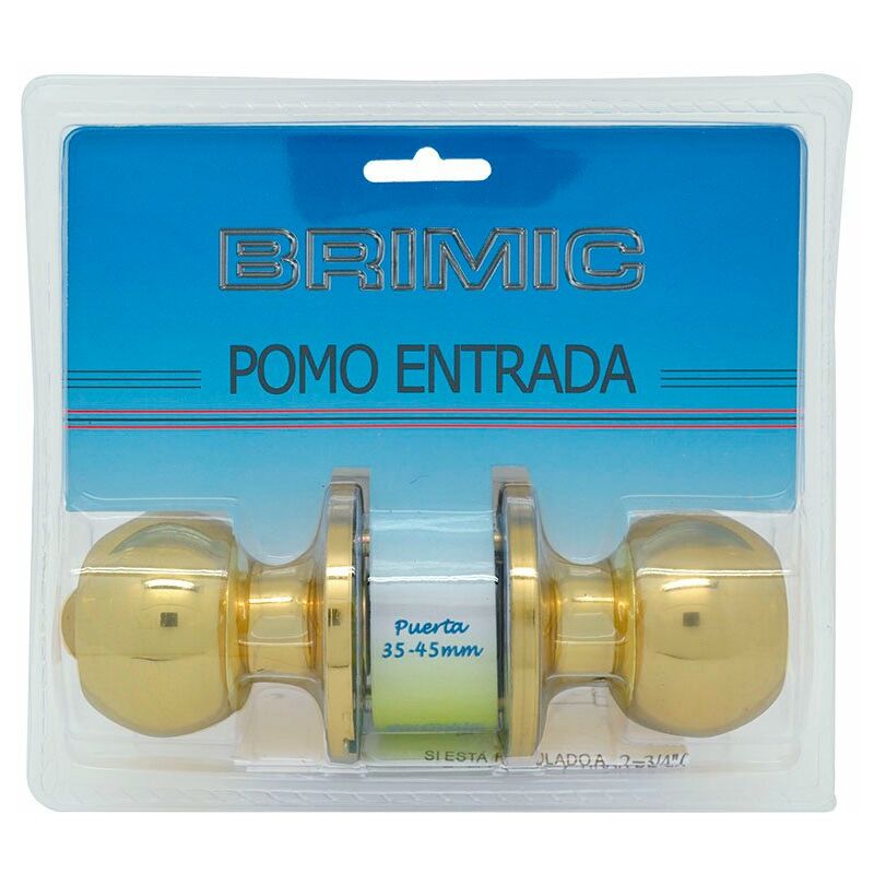 

Pomo Puerta Bola Entrada Laton Pulido