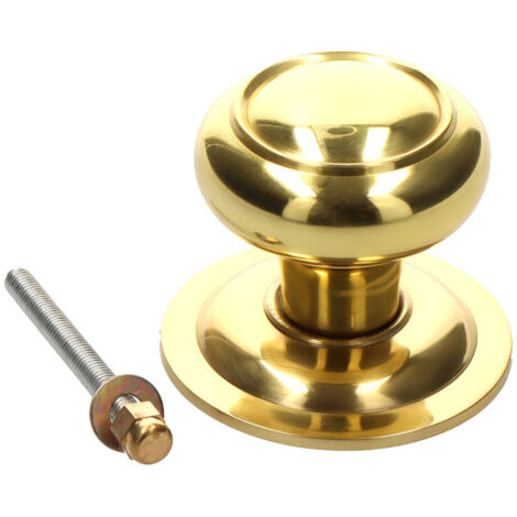 Pomo Puerta Latón 70mm Latón Pulido Micel