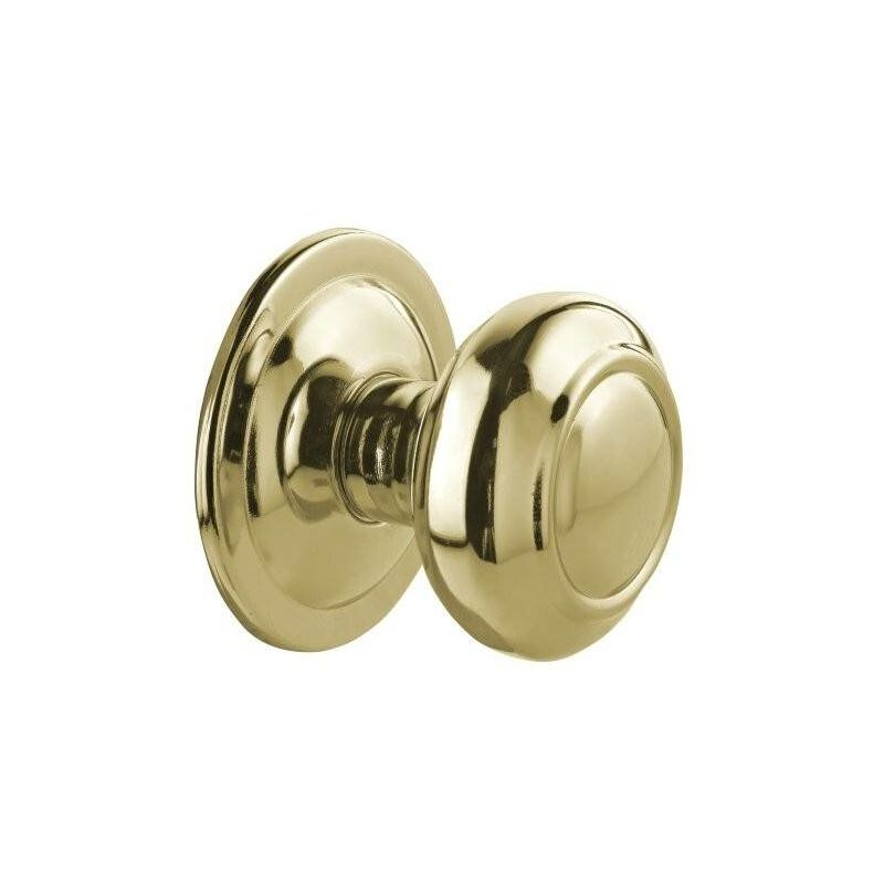 

Pomo de puerta Laton Diam. 85mm Dorado Brillo