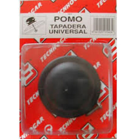 pomo tapadera universal negro con tornillo tecnhogar ref. 01443