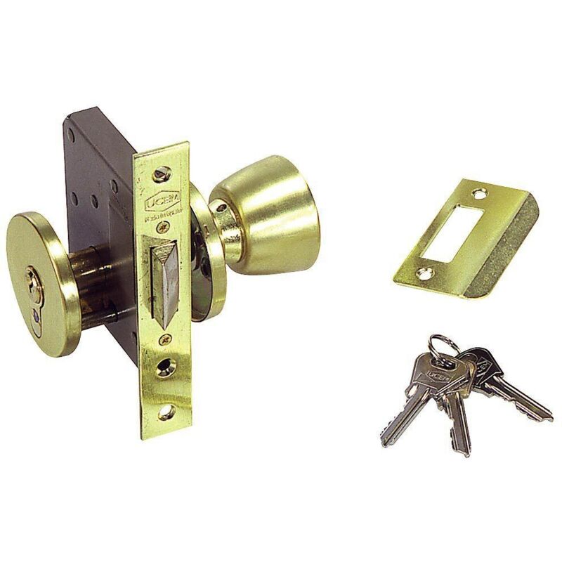 

Ucem - CERRADURA CON POMO, 50MM.