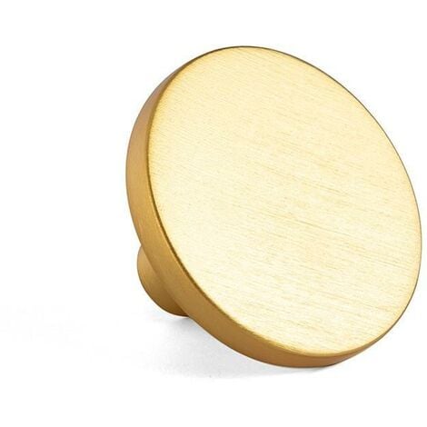 pomo zamak modelo como acabado oro cepillado dist. agujero ø41