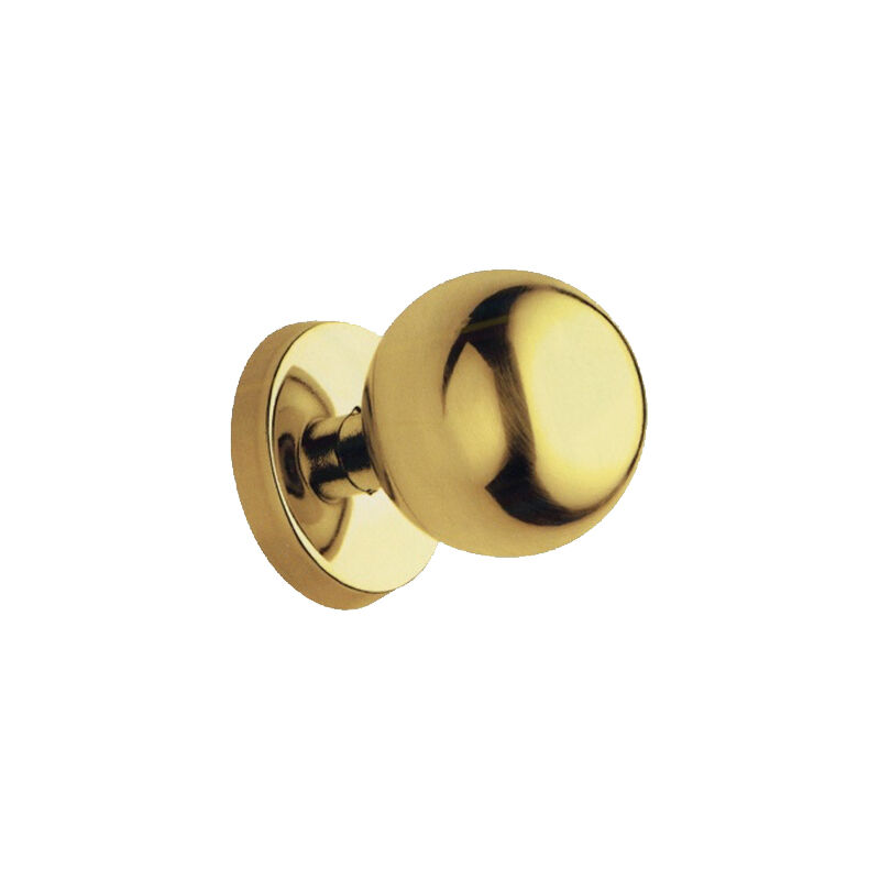 Image of Pomolo ottone con rosetta diametro 60MM pomolo diametro 70MM