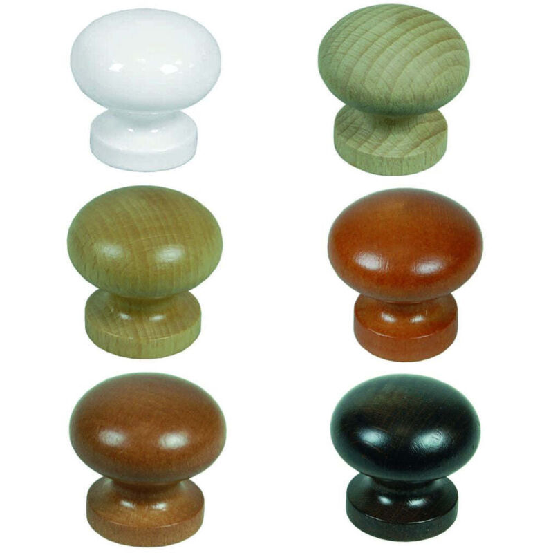 Pomoli Per Mobili In Legno Liscio Mm.30 Noce Scuro