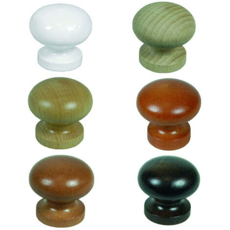 Pomoli Per Mobili In Legno Liscio - ø mm.35 frassino - 10 pz
