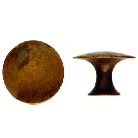 Pomoli Per Mobili Ottone Anticato ø 25 mm Mod.24459 - 10 pz - METALSTYLE
