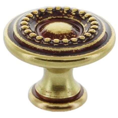 POMOLO ANTICH. ART.24404 MM.25 OTTONE PATINE 50 PZ