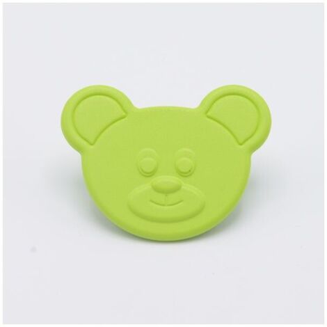 Pomolo Bimbi Yoghi in goffrato fine verde