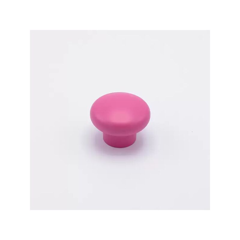 Image of Pomolo classico dalla forma arrotondata color fuxia in goffrato fine 52x38mm - 419 Baloon - Goffrato fine fuxia