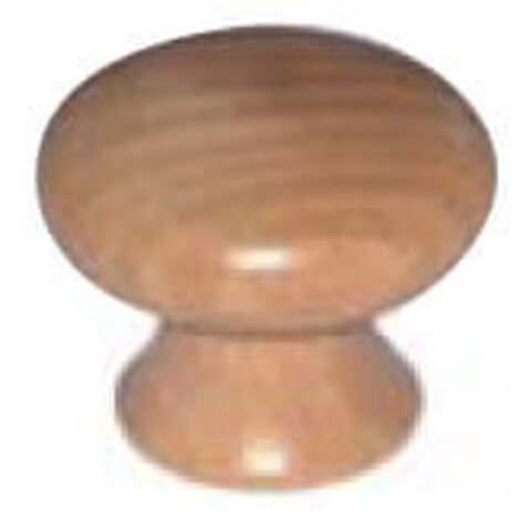 Pomolo d.27 legno noce chiaro pezzi 1 - masidef