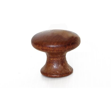 Pomolo d.31 legno noce scuro pezzi 1 - masidef