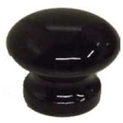 Pomolo diametro 35 nero brillante pezzi 1 - masidef