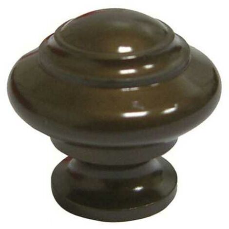 Pomolo façonné en laiton bronzé de 25 mm