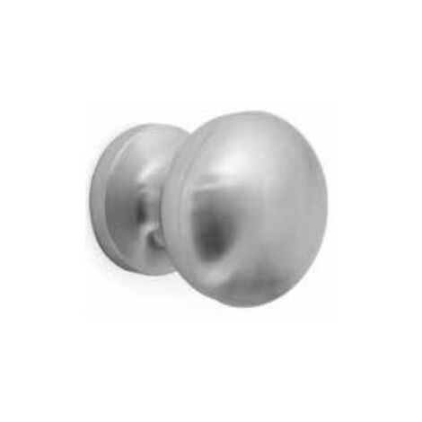 Pomolo fisso ponza viTel d 65mm con attacco a 2 viti cromo satinato