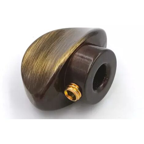 POMOLO GPB MEZZALUNA CON FORO MM.8 OTTONE BRONZATO