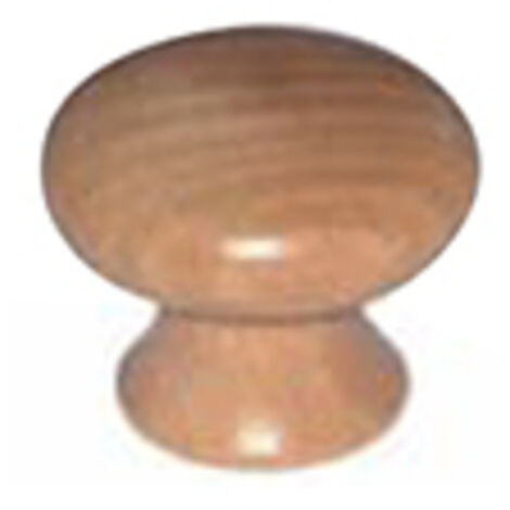 Pomolo in legno - 31 mm. - noce chiaro