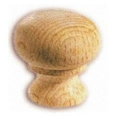 Pomolo In Legno di Faggio finitura Grezza misura 32 mm Art.03.2002 4pz