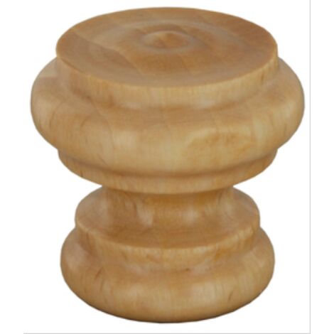 POMOLO IN LEGNO NAT. ART. 102A MM.38. Prezzo per 1 pezzo.