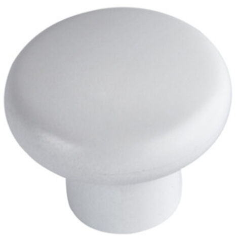 POMOLO IN RESINA ART. 24PP MM 24 BIANCO. Prezzo per 1 pezzo.