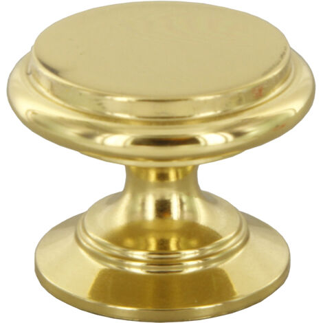 POMOLO OTTONE 2174/C D 17 MM ORO LUCIDO- CAFIM- 25,0 pz