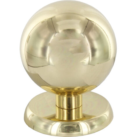 POMOLO OTTONE SFERICO D 70 MM LUCIDO- 2,0 pz