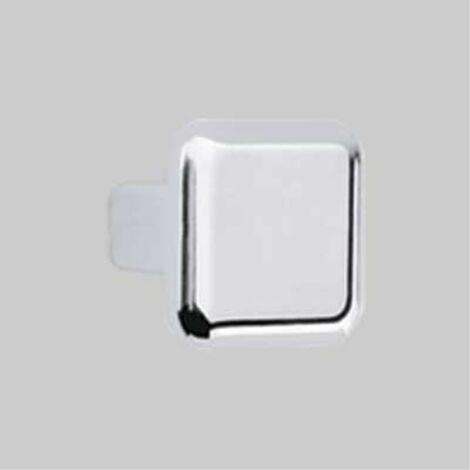 Pomolo per mobili 'gn04' 20x20 mm - cromo opaco (25 pezzi) METAL GROUP