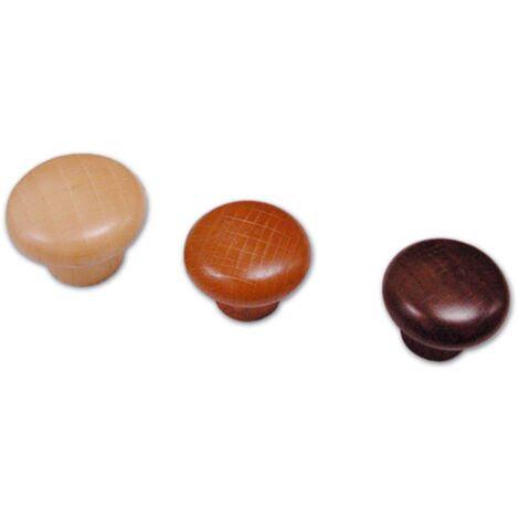 Pomolo per Mobili in Legno art. 105/B colore Ciliegio misura 30x22 mm 2pz
