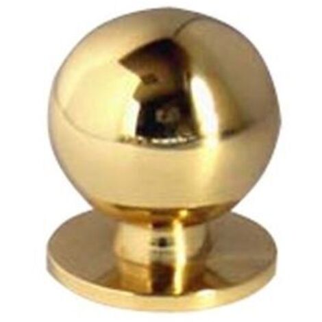 Pomolo per Mobili in Ottone Lucido Misura 30 mm Art. 710 BO11