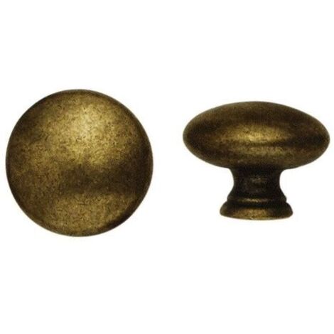 Pomolo per Mobili Oro Antico 24228 Metal Style misura 27 mm