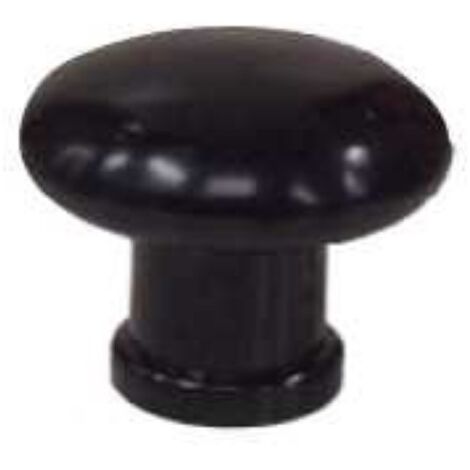 Pomolo plastificato 32mm nero pezzi 1 - masidef