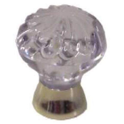 Pomolo plastificato 32mm trasparente pezzi 1 - masidef