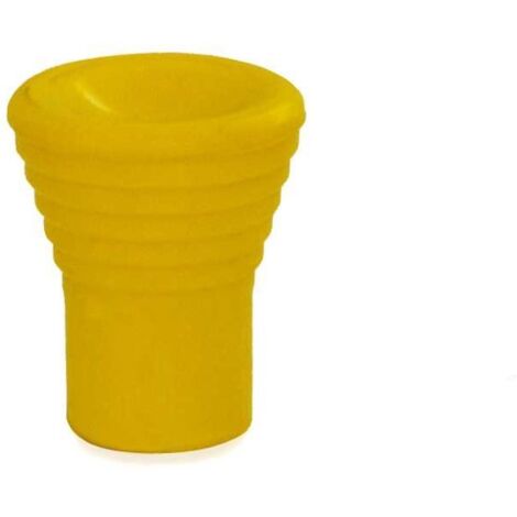 Pomolo plastificato rigato 15mm gial pezzi 1 - masidef