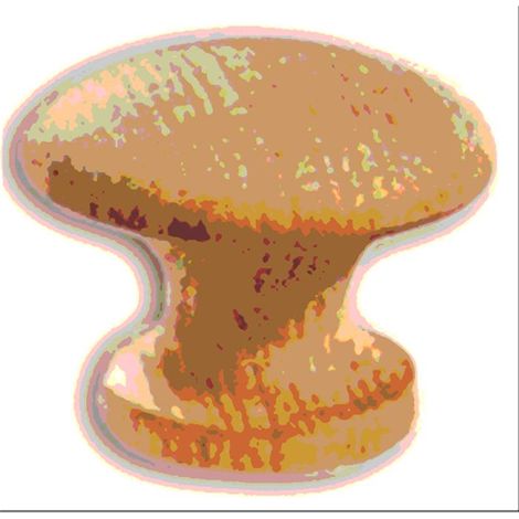 Pomolo Pomello Pomolino Legno Faggio Grezzo 32 Mm Bussola M4 Mobili Ricambio