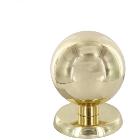 Pomolo Pomo Per Porta Entrata Portonicno In Ottone A Sfera 70 Mm Oro
