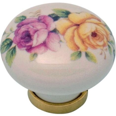 POMOLO PORCELLANA TONDO C/BASE F/21 31X26 MM 25 PZ