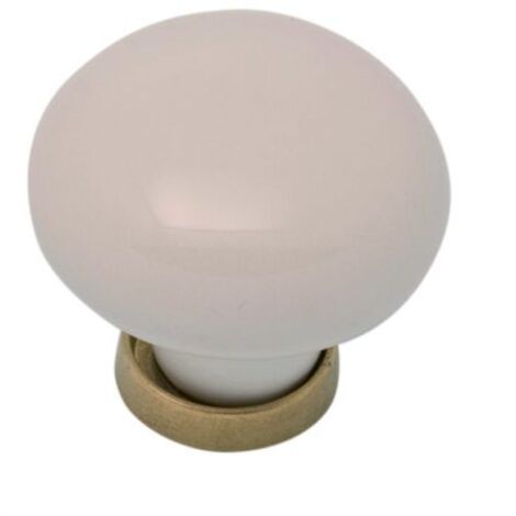 POMOLO PORCELLANA TONDO C/BASE F/ 3 MM.31 25 PZ