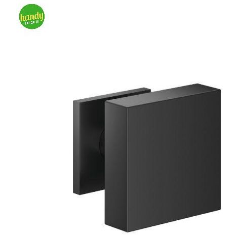 Pomolo Quadro Forme Art. PO18 Nero Opaco