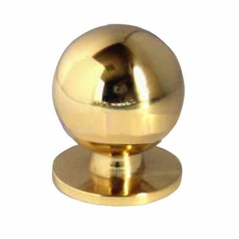 Pomolo Sfera Gâchette en laiton poli mm 25