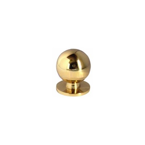 POMOLO SFERA GHIERA OTTONE LUCIDO mm 25
