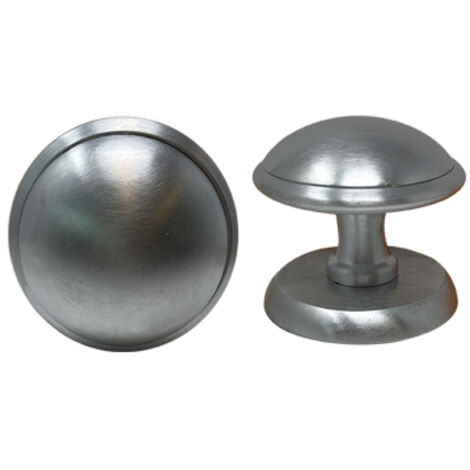 POMOLO X PORTONE GIADA  OTTONE CROMO SATINATO D.MM 70 BASE D.MM 70