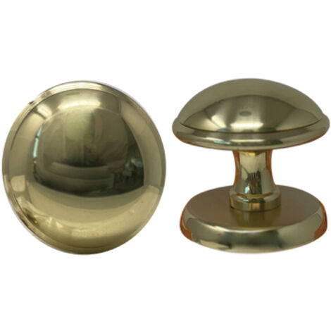 POMOLO X PORTONE GIADA  OTTONE ORO LUCIDO D.MM 70 BASE D.MM 70