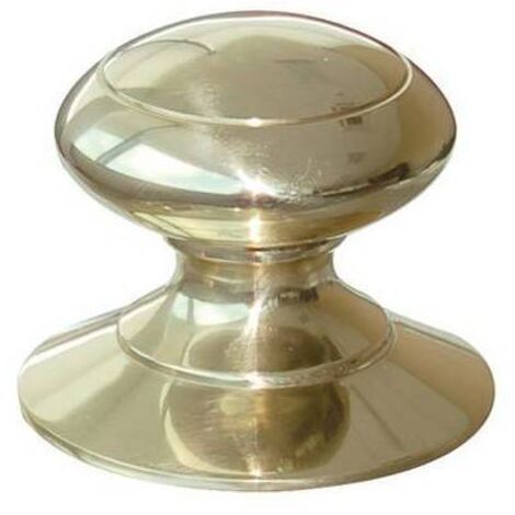 POMOLO X PORTONE SPAGNA COTTALI - OTTONE LUCIDO D.MM 72 BASE D.MM 84 - 1 pezzo