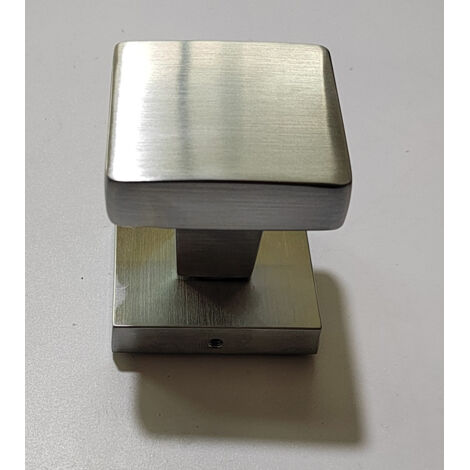 POMOLO ZAMA QUADRO NERANO CROMO SATINATO- 1,0 pz