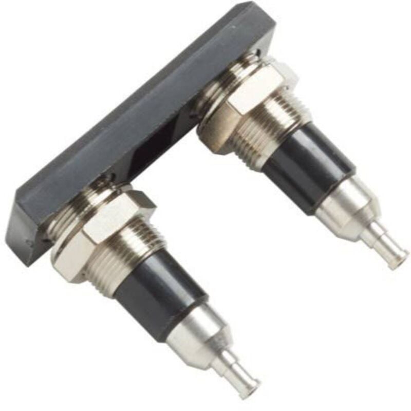 73101-0 Embase femelle banane à montage sur panneau double 4 mm noir - Pomona Electronics