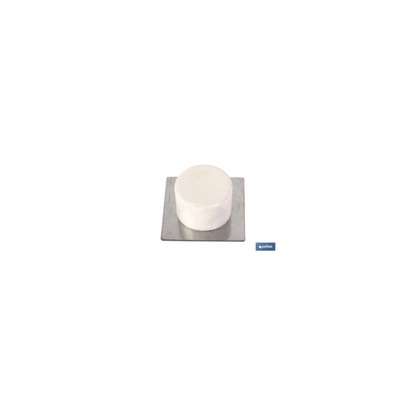 

2 uds tope adhesivo base inox blanco 40 x 40 venta unitaria