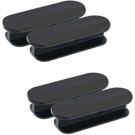 Pomos y tiradores para muebles, XU, paquete de 4 tiradores autoadhesivos para armarios de cocina, cajones, ventanas y puertas correderas - KZQ