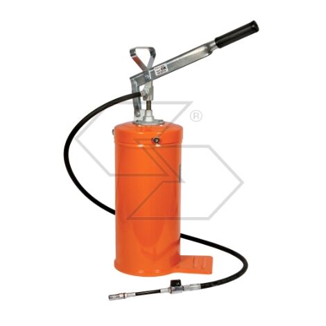 Pompa a barile per grasso 8Kg 140x420mm con tubo gomma 1,5m tubo flessibile 130mm